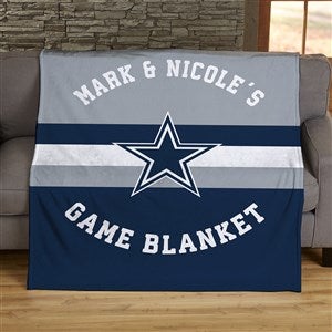 NFL Classic Dallas Cowboys Personalized 50x60 Plush Fleece Blanket - 44748-F