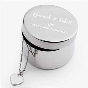Anniversary Tally Personalized Keepsake Box - 44754