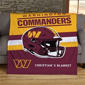 NFL Washington Football Team Personalized 60x80 Plush Fleece Blanket - 44782-FL