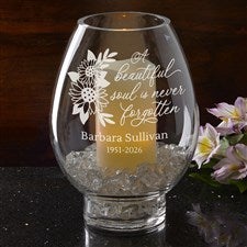 Beautiful Soul Engraved Hurricane Candle Holder - 44784
