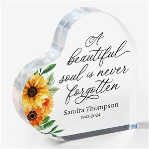 Beautiful Soul Personalized Colored Heart Keepsake - 44786