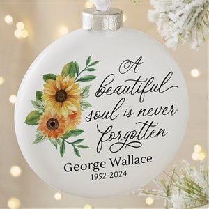 Beautiful Soul Personalized Deluxe Photo Ornament- 4 3D Disc- 1 Sided - 44794-D