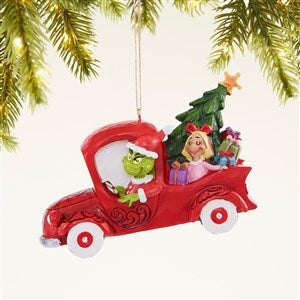The Grinch in Red Truck Ornament - 44809