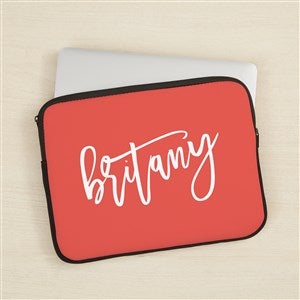 Trendy Script Personalized 13" Laptop Sleeve  - 44832