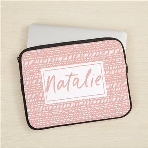 Hand Drawn Patterns Personalized 13 Laptop Sleeve - 44837