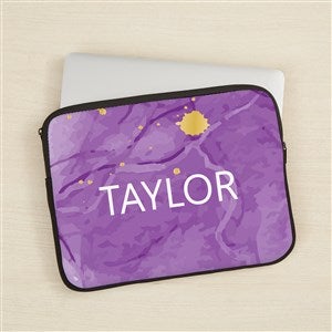 Birthstone Color Personalized 13" Laptop Computer Sleeve  - 44839