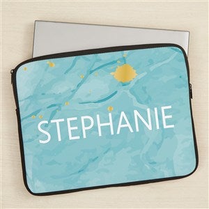 Birthstone Color Personalized 15" Laptop Computer Sleeve - 44839-L
