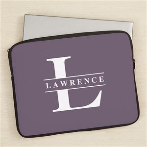 Lavish Last Name Personalized 15" Laptop Sleeve - 44840-L
