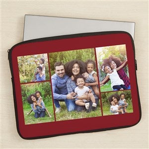 Photo Collage Personalized Laptop Computer Sleeve - Large - 44841-L