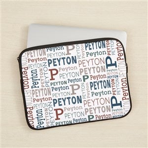 Repeating Name Personalized Laptop Sleeve - Small - 44842