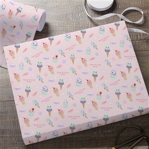 Life is Sweet Precious Moments® Personalized Wrapping Paper Roll - 6ft Roll - 44855