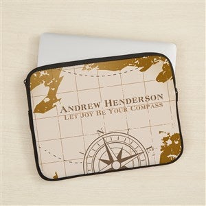 Compass Inspired Personalized Laptop Sleeve - 13" - 44856
