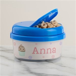 Life is Sweet Precious Moments® Personalized Toddler 12 oz. Snack Cup- Blue - 44858-SB