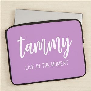 Scripty Style Personalized 15" Laptop Sleeve - 44874-L