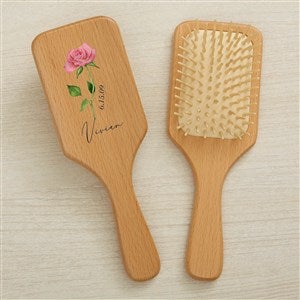 Birth Month Personalized Wooden Hairbrush - 44956-B