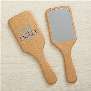 Playful Name Personalized Wooden Hand Mirror - 44958-M