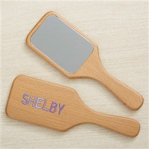 Ombre Name Personalized Wooden Hand Mirror - 44961-M