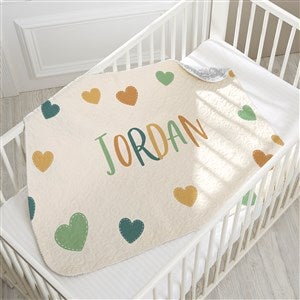Hi Little One Personalized 30x40 Quilted Baby Blanket - 44963-SQ