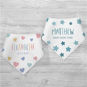 Hi Little One Personalized Bandana Bibs- Set of 2 - 44966-BB