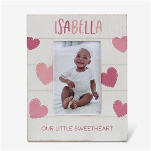 Hi Little One Personalized Baby Shiplap Frame- 4x6 Vertical - 44967-4x6V
