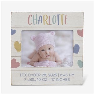 Hi Little One Personalized Baby Shiplap Frame- 5x7 Horizontal - 44967-5x7H