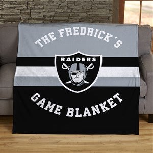 NFL Classic Las Vegas Raiders Personalized 50x60 Plush Fleece Blanket - 45047-F