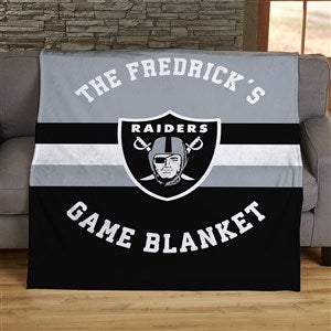 NFL Classic Las Vegas Raiders Personalized 60x80 Plush Fleece Blanket - 45047-FL