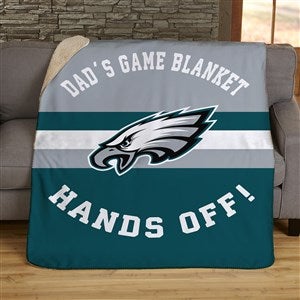 NFL Classic Philadelphia Eagles Personalized 50x60 Sherpa Blanket - 45048-S