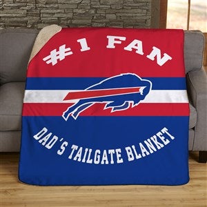 NFL Classic Buffalo Bills Personalized 60x80 Sherpa Blanket - 45049-SL
