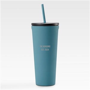 Engraved Corkcicle 24oz Cold Cup with Straw Storm - 45110-STM