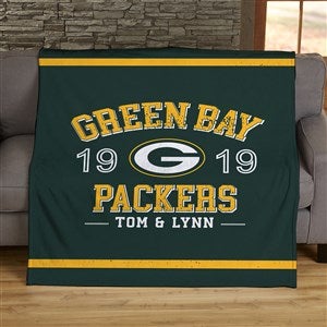 NFL Established Green Bay Packers Personalized 60x80 Plush Fleece Blanket - 45168-FL