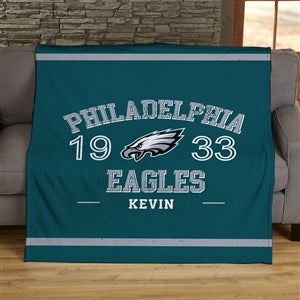 NFL Established Philadelphia Eagles Personalized 50x60 Plush Fleece Blanket - 45170-F