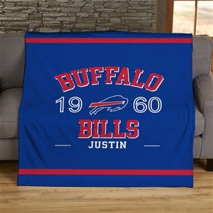 NFL Established Buffalo Bills Personalized 50x60 Plush Fleece Blanket - 45172-F