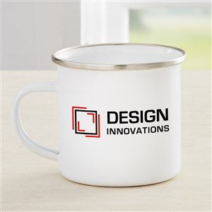 Personalized Logo Enamel Mug 12 oz - 45177-S