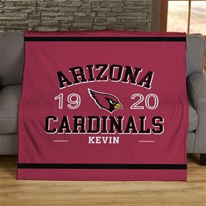 NFL Established Arizona Cardinals Personalized 50x60 Plush Fleece Blanket - 45186-F