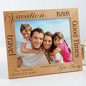 Personalized Vacation Picture Frames - 8x10 - 4519-L