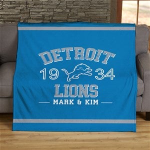NFL Established Detroit Lions 50x60 Lightweight Fleece Blanket - 45191-LF