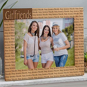 Personalized 8x10 Picture Frame with Custom Title & Names - 4522-L