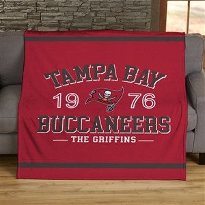 NFL Established Tampa Bay Buccaneers Personalized 50x60 Plush Fleece Blanket - 45220-F