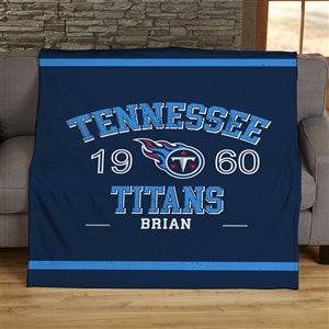 NFL Established Tennessee Titans Personalized 60x80 Plush Fleece Blanket - 45221-FL