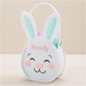 Hoppity Bunny Personalized Felt Easter Basket