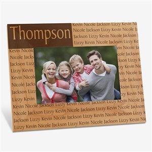 Family is Forever Personalized Picture Frame- 4 x 6 - 4523-S