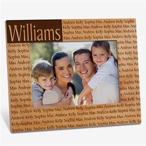 Family is Forever Personalized Picture Frame- 5 x 7 - 4523-M