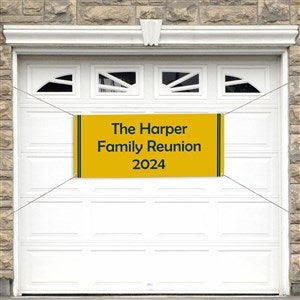 Family Reunion Personalized Party Banner - Small - 45235-NPS