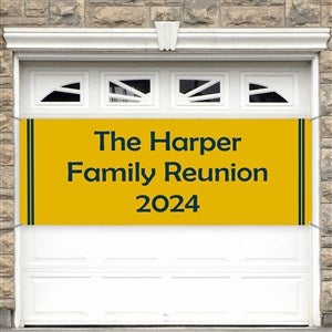 Family Reunion Personalized Party Banner - 45x108 - 45235-NPL