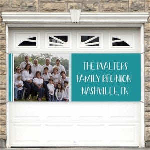 Family Reunion Personalized Photo Party Banner - Large - 45235-L