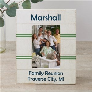 Family Reunion Personalized Shiplap Frame- 4x6 Vertical - 45242-4x6V