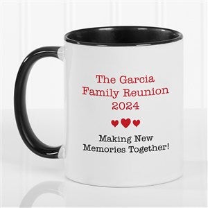 Family Reunion Personalized Coffee Mug 11 oz.- Black - 45243-B