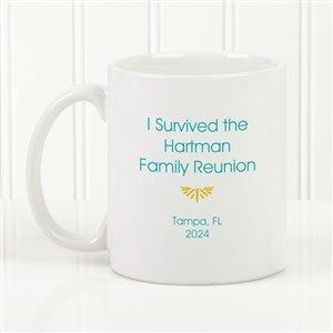 Family Reunion Personalized Coffee Mug 11 oz.- White - 45243-S