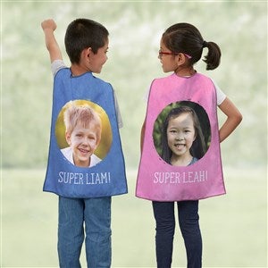 Watercolor Photo Personalized Kids Cape - 45287